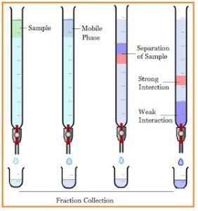 Principio y procedimiento de la cromatografía en columna