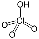 Diferencia entre ácido perclórico y ácido clorhídrico.