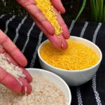 Diferencia entre el arroz dorado y el arroz normal.